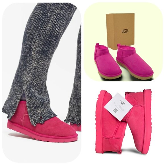 UGG Shoes - NIB UGG CLASSIC ULTRA MINI BOOT Taffy Pink